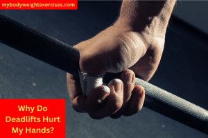 A Man's Hand Holding a Barbell Preparing to Deadlift