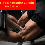 A Man's Lower Body on the Lying Hamstring Curl Machine