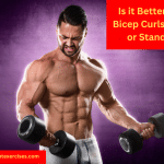 A Muscular Man Performing Bicep Curls