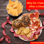 A Plate and Bowl Full of Junk Food and a Measuring Tape