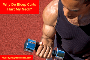 A Musculae Man Performing Dumbbell Bicep Curls