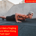 An Athletic Man Performing Push Ups