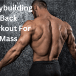 A very muscular man's back