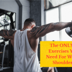 An Athetic Man Performing Lateral Raises