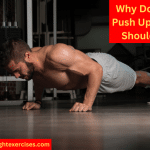 A Muscular Man Performing Push Ups
