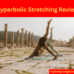 Two People Stretching and the text, Hyperbolic Stretching Review